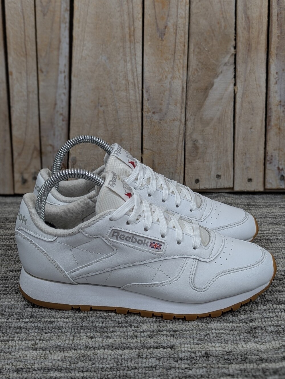 Reebok: Classic Leather Sneakers - White - Size 6.5 Women